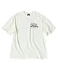 TRAVEL Racer Pigment Short Sleeve T-Shirt Cream