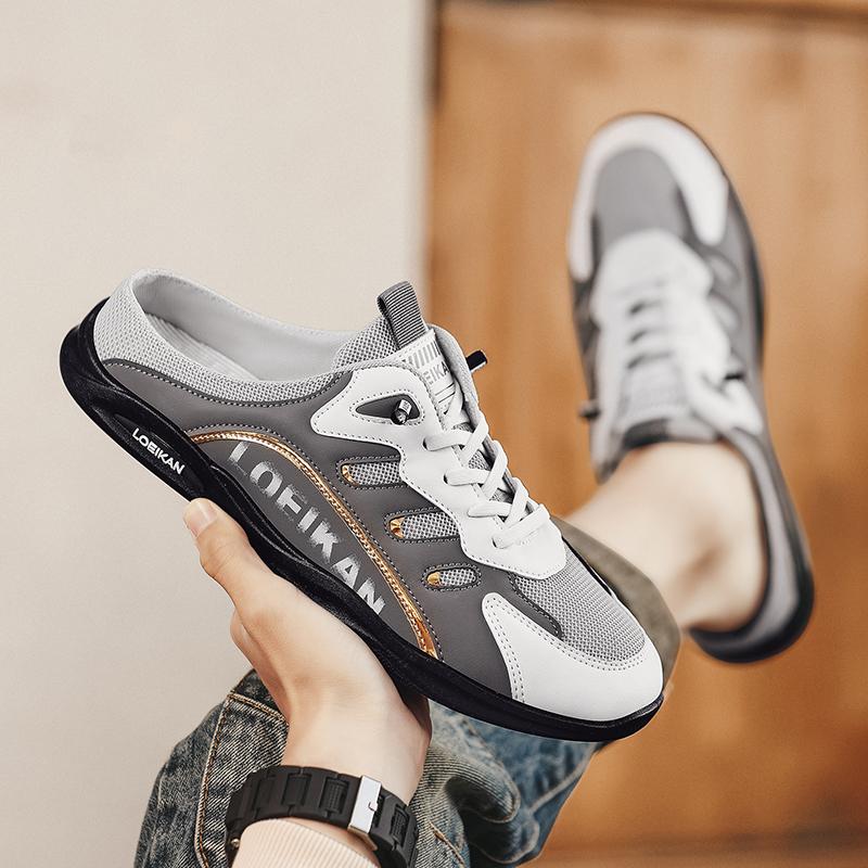 Pánská sportovní obuv Letní sandály Pantofle Dřeváky Nazouváky Ležérní obuv Nadměrné tenisky pro studenty Nadměrné