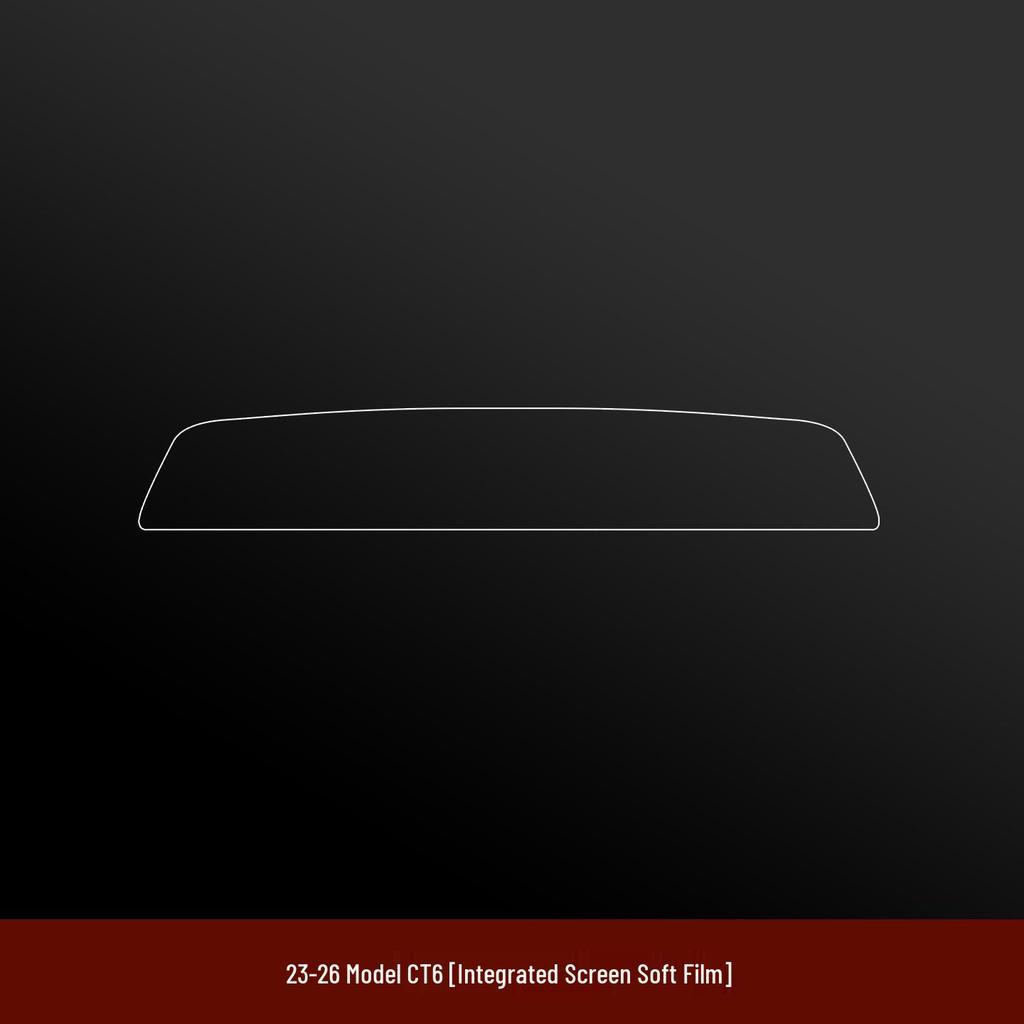 Cadillac CT6 Interior Protection Film: Fits 26 Models - Console Sticker, Navigation Screen Protector & Air Vent Modifier
