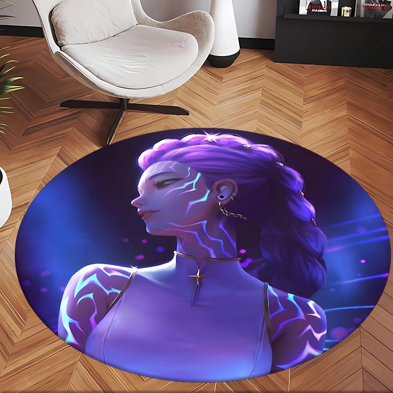 Rumi (14) Kulatý kancelářský koberec Dekorativní podlahový koberec do kanceláře, ložnice, obývacího pokoje a domácího prostoru
