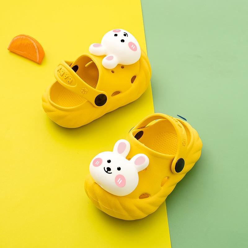 

Новые детские нескользящие тапочки с отверстиями, противоударные, для дома, модные, милые, для дома, для детей, милые тапочки 160mm
