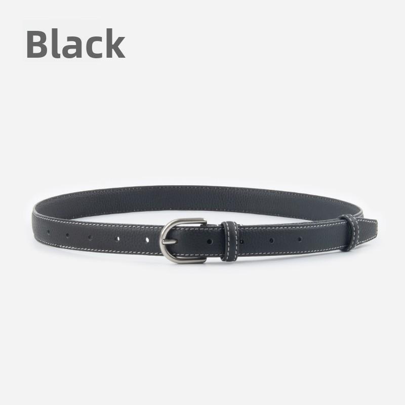 

Top grain leather women s belt - cowhide belt for casual pants 105cm