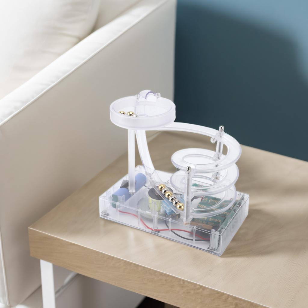Art Perpetual Motion Machine Ornament Decoration Tabletop Relaxing Rolling Ball Perpetual Motion Machine for Viewing