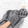 Absorbent Chenille Dog Towel Fast Drying Microfiber Pet Towel with Hand Pockets Machine Washable Dog Drying Towel for Bath Beach Shower