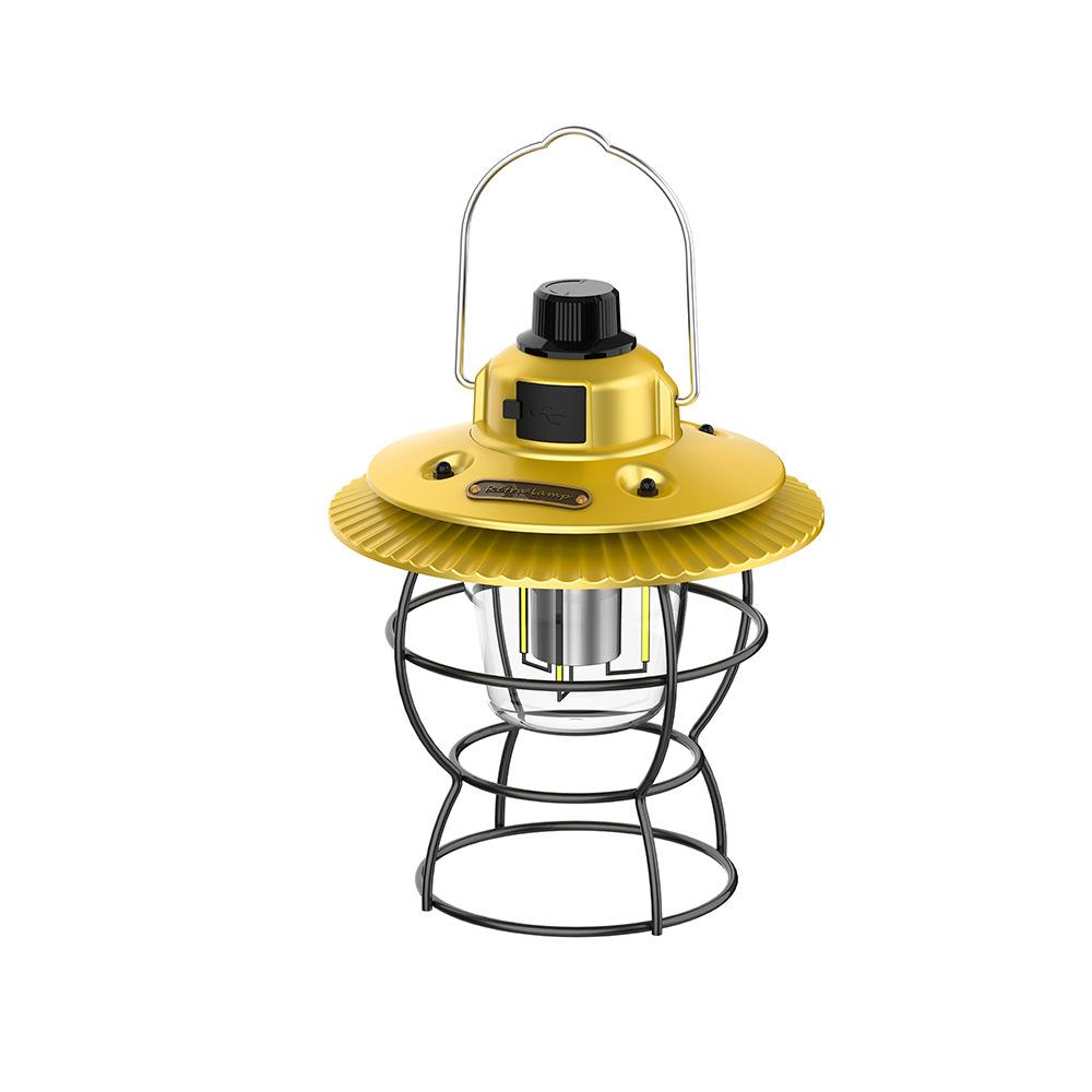 Outdoor retro camping light LED camping light atmosphere light tent horse lantern camping rechargeable camp light portable hanging light