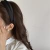 Elegant High Cranium Headbands Satin Cloth Hairbands  Female Daily Party Press Hair Accessories