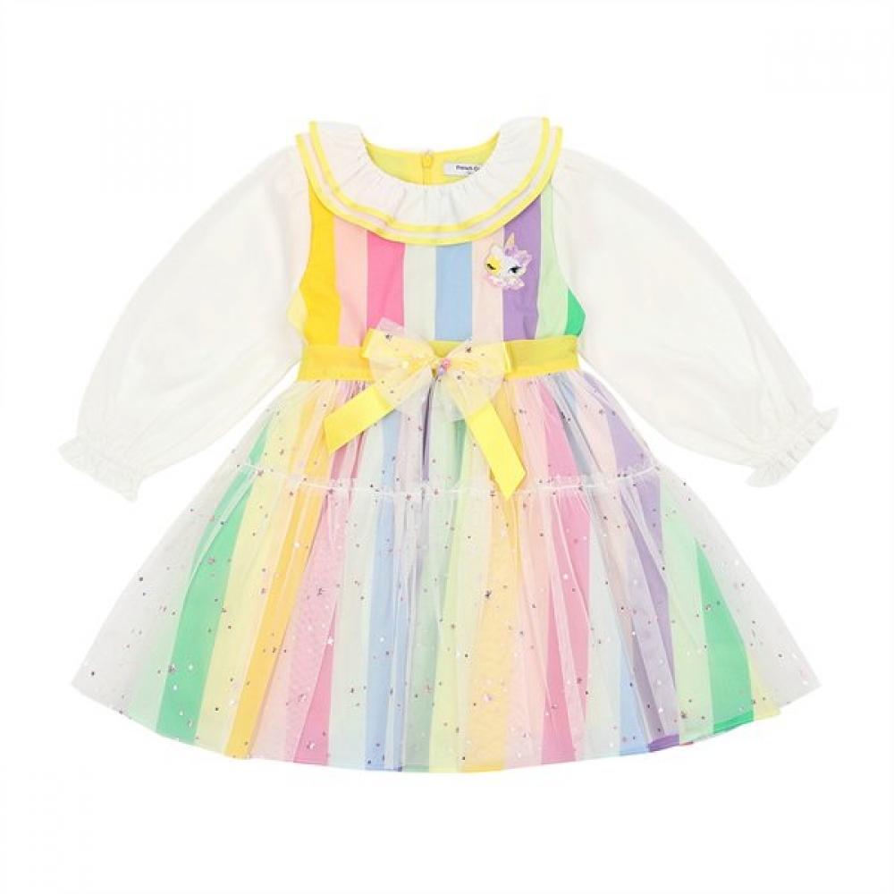 

French Cat Multi St Air Fron Dress Q51dbo130y1 yellows/130