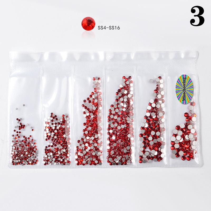 6 Grid Dental Rhinestones Tooth Rhinestones Teeth Jewelry Teeth Whitening Teeth Decoration Dental Crystal