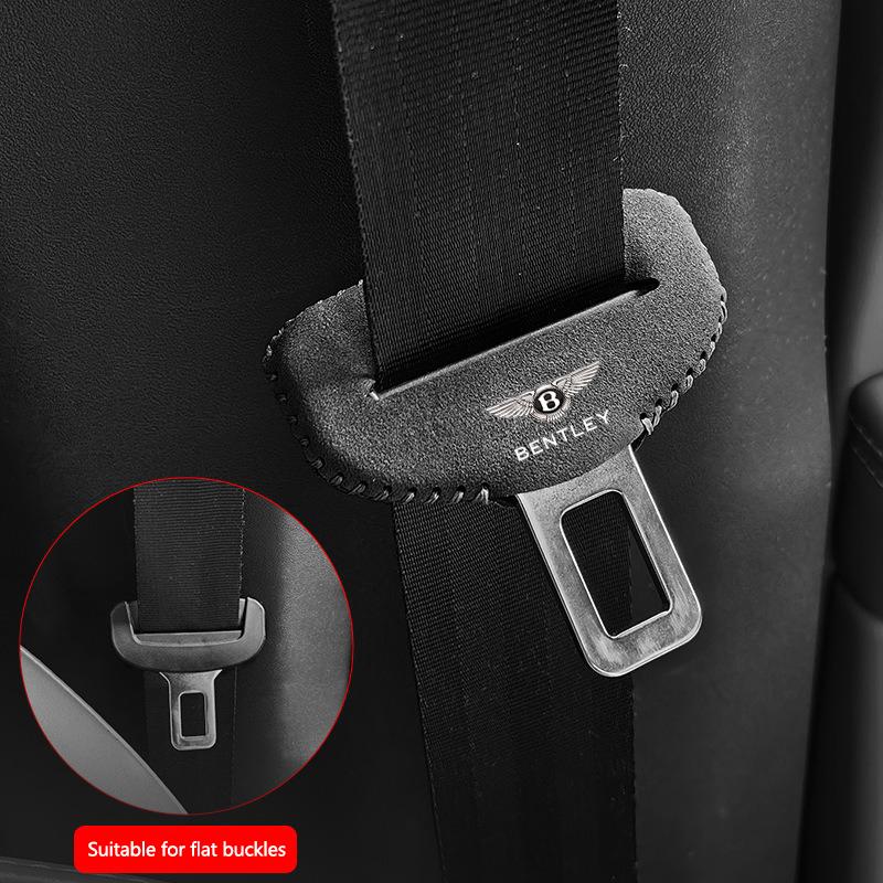 

Car Interior Seat Belt Buckle Clip Cover Seatbelt Plug Protect Case for New Bentley Flying Spur Continental GT Bentayga Mulsanne