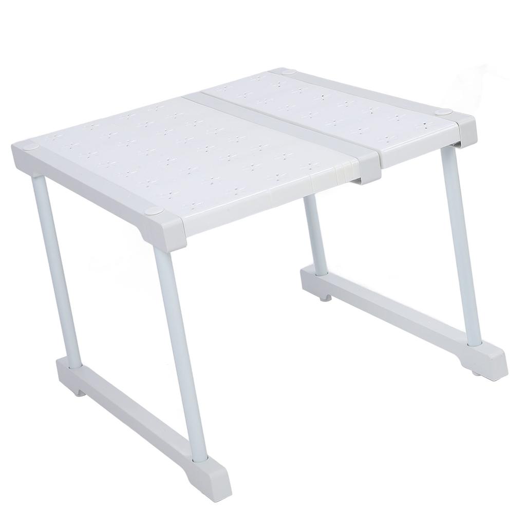 Expandable Cabinet Shelf Carbon Steel ABS PP Closet Storage Shelf Cabinet Organizer Riser Rack for Kitchen Cupboard