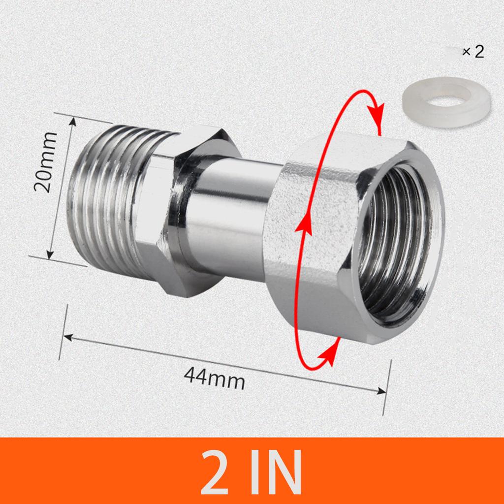 Toilet Diverter Valve Stainless Steel Adapter G1/2" T-Valve For Bath Bidet Sprayer Shower Fitting 4 Points Three-way Water Pipe
