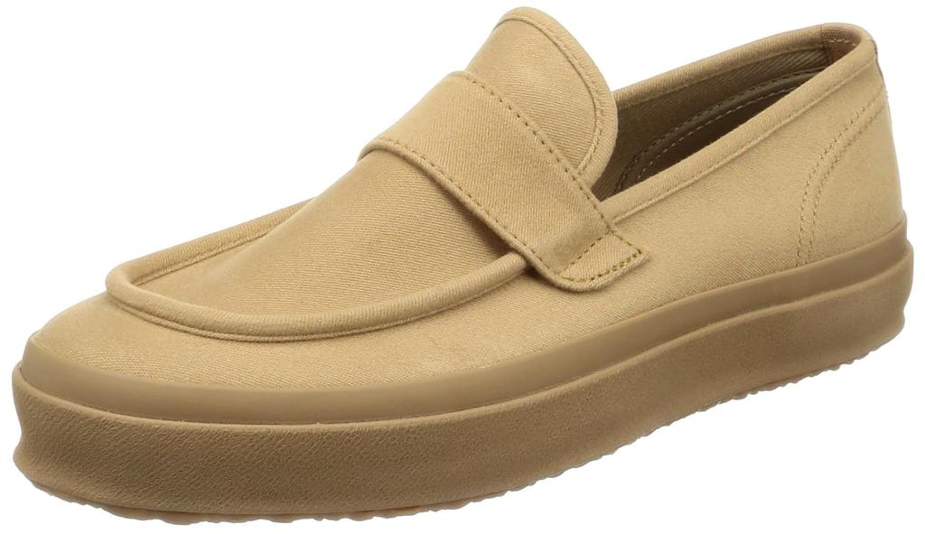 Moonstar Lifestyle Made in Size E Slip-On "Lofi W" Japan, Vulcanized, Beige, 29.0 cm,