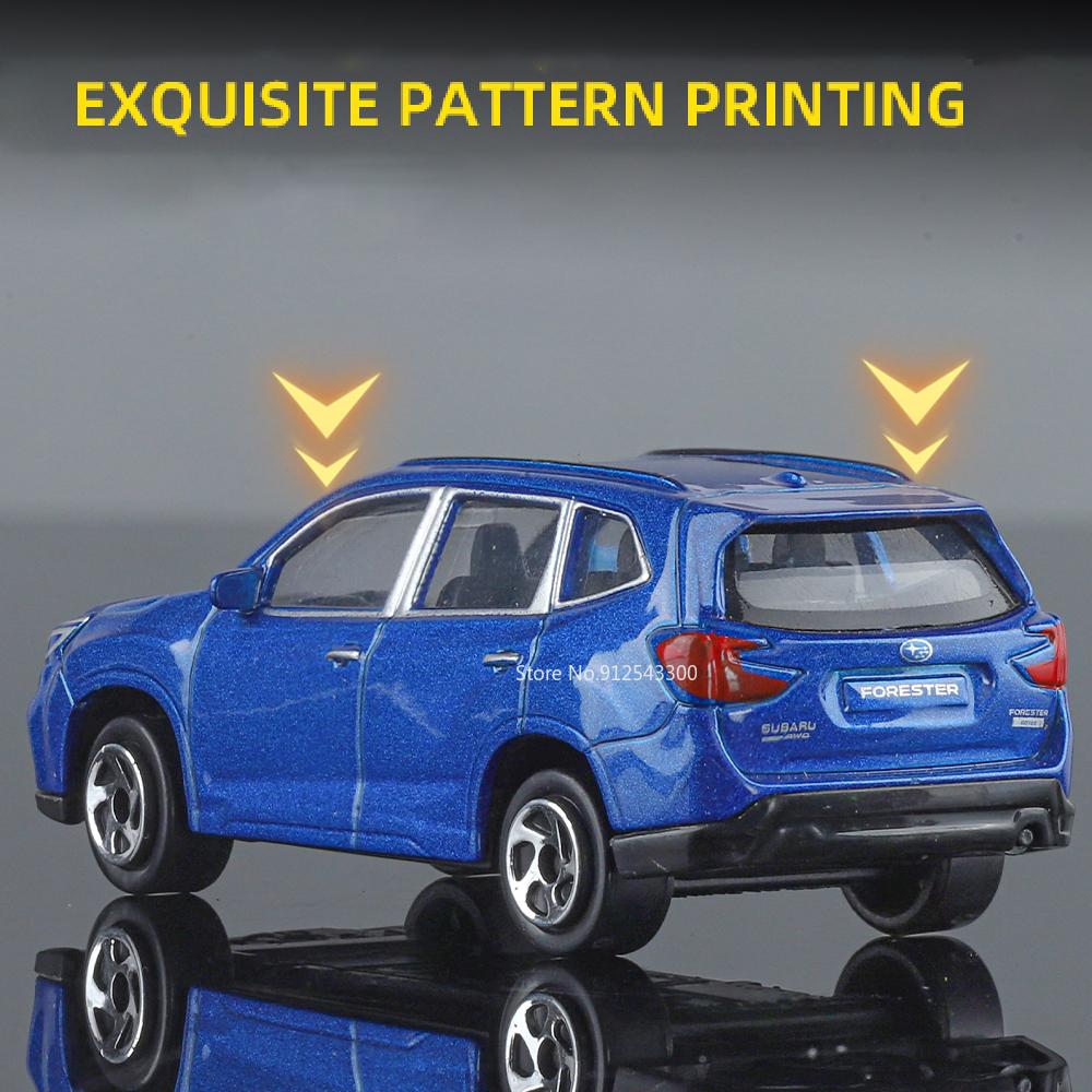 Scale 1:64 Subaru Forester Alloy Car Model Toy Metal Body Sliding Miniature Sports Cars Models Boys Exquisite Birthday Gifts