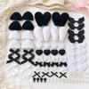 80Pcs/Set Fabric Handmade Accessory Set Colorful Material Pack Set  Pain Bag Decoration Kit