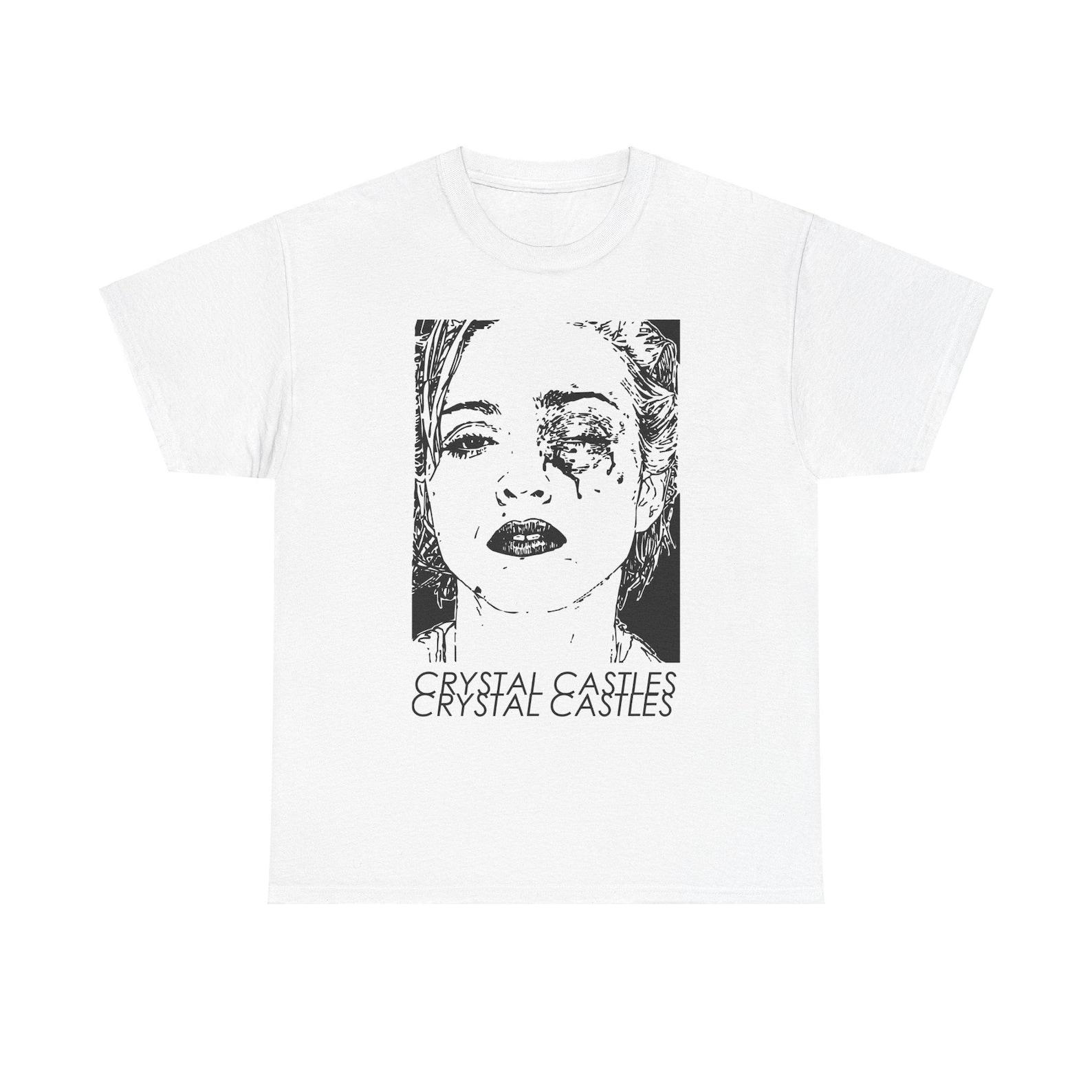 Cystal Castles Black Eye T shirts Tees Album Tour Merch - All Colors and Sizes S