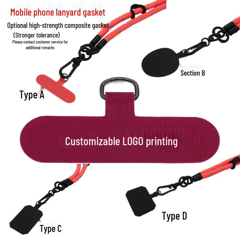 Ultra-Thin Transparent TPU Phone Case with Lanyard Clip and Anti-Lost Patch