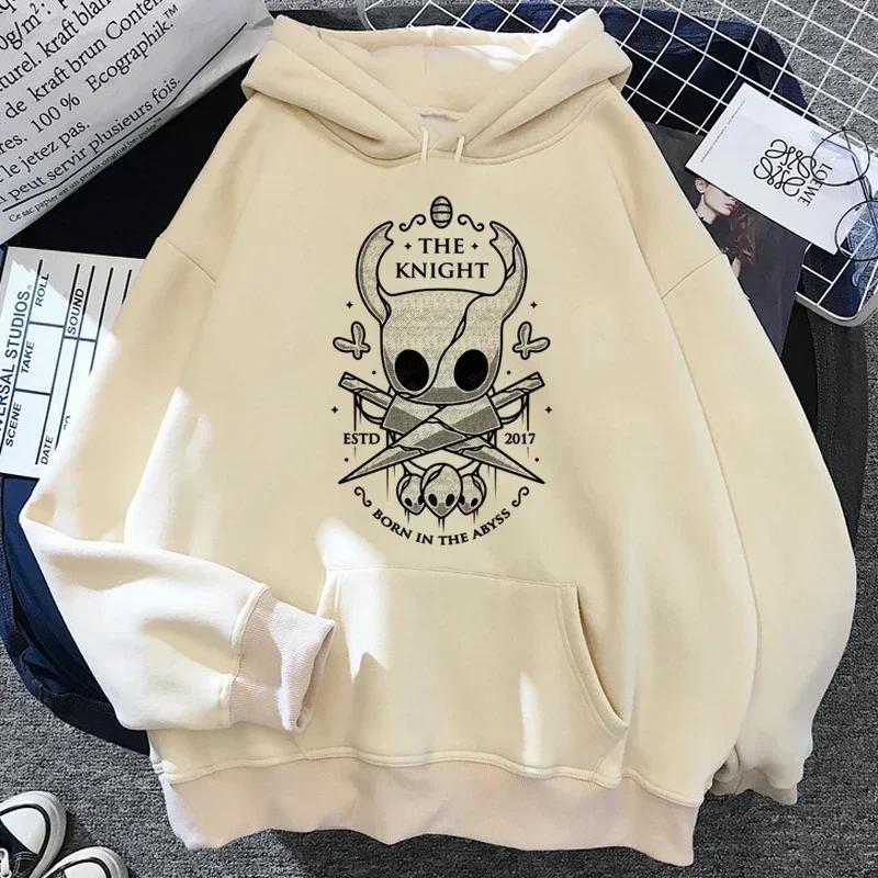 Felpe con cappuccio Hollow Knight Uomo Corea Ulzzang Grunge Y2k Estetica Donna Autunno e Inverno Felpa con cappuccio Grafica Streetwear