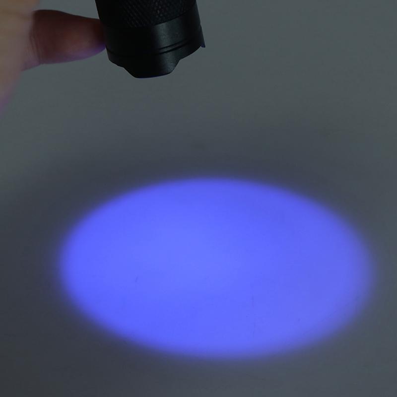 Ultra Violet Led Flashlight Light 365 Nm Inspection Lamp Torch