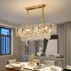 Modern Light Luxury Living Room LED Chandeliers Glass Bedroom French High-quality Ceiling Light Decoration Dining Room Lighting