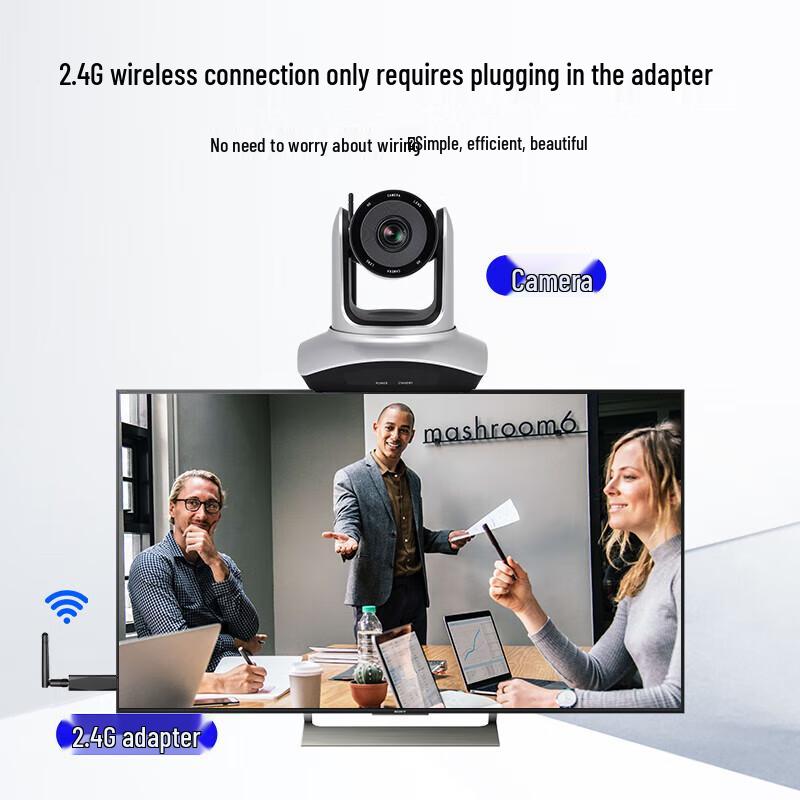 SHENGHUASHITONG 4K UHD Wireless PTZ Conference Camera (CN version)