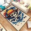 One Piece Straw Hat Pirates Square Floor Mat Living Room Bedroom Decor,Cartoon Welcome Mat