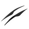 2 Pcs Headlight Eyebrow Front Left Right Light Eyelid Trim Cover Replacement for Ford Focus MK2 2008‑2011