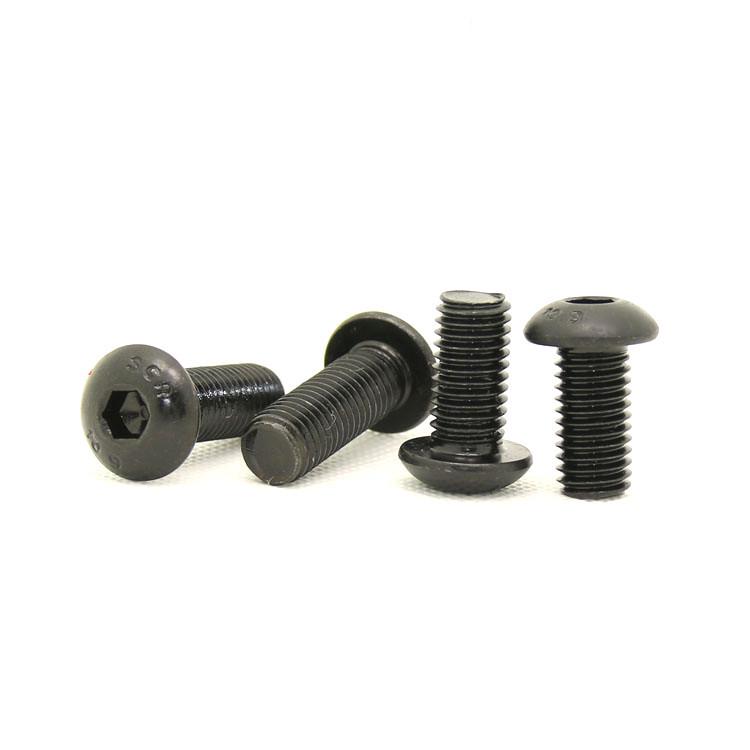 High-Strength Grade 10.9 ISO7380 M8 Hex Socket Mushroom Head Screws