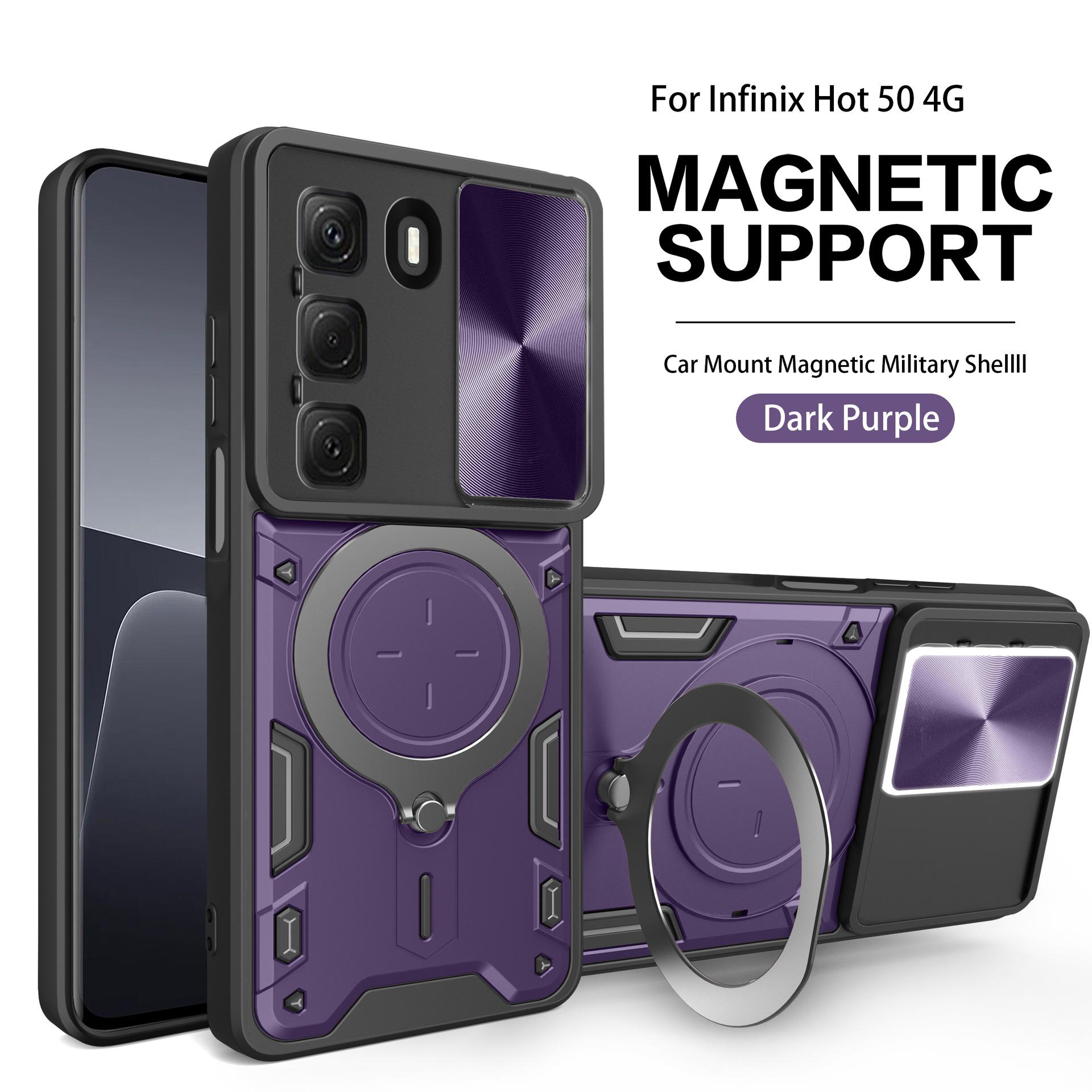 

Suitable for Transsion Infinix GT30Pro Home still push window mobile phone case Tecno Camon40 anti-drop protective case infinix note 30 5g (fine hole) фіолетовий