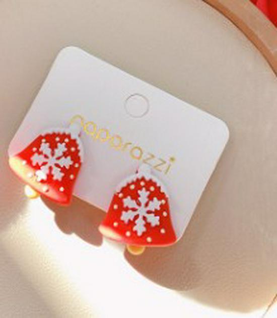 Colorful Acrylic Santa Claus Cartoon Earrings – Parent-Child Style Clips