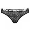 Off White Womens/Ladies Floral Lace Briefs