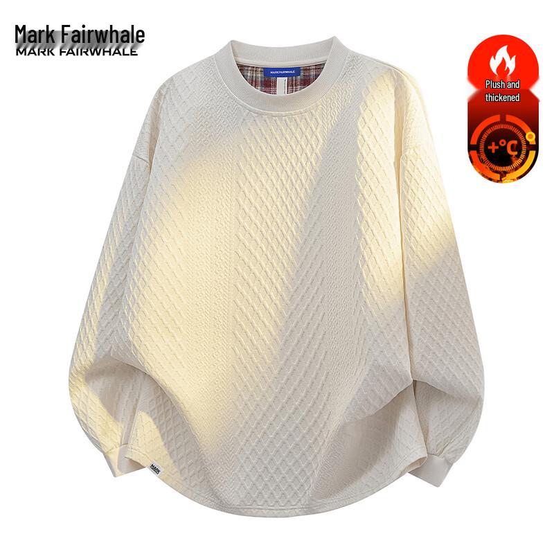 Mark Fairwhale Men's Casual Crewneck Sweatshirt