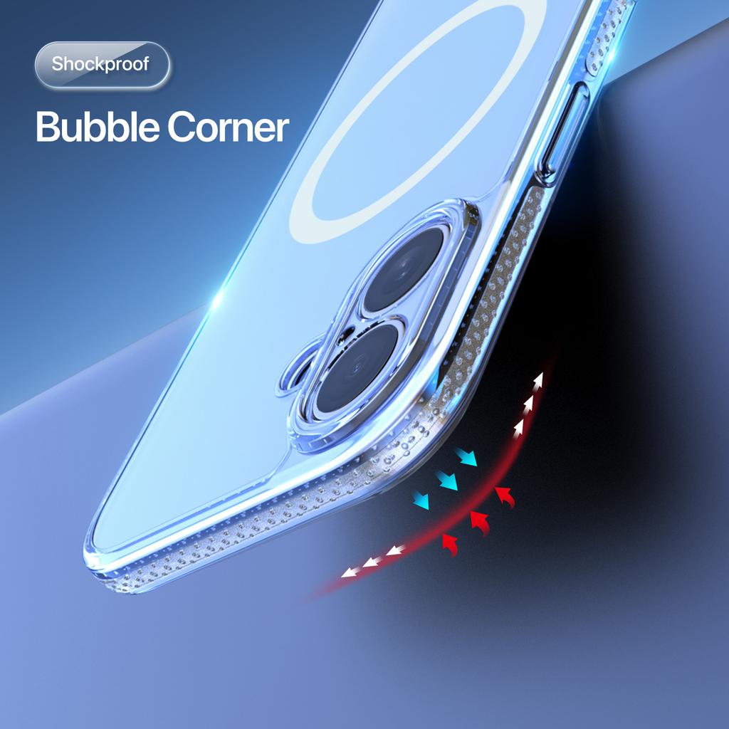For iPhone 17 Back Cover DUX DUCIS Clin Series Clear Phone Case Compatible with MagSafe