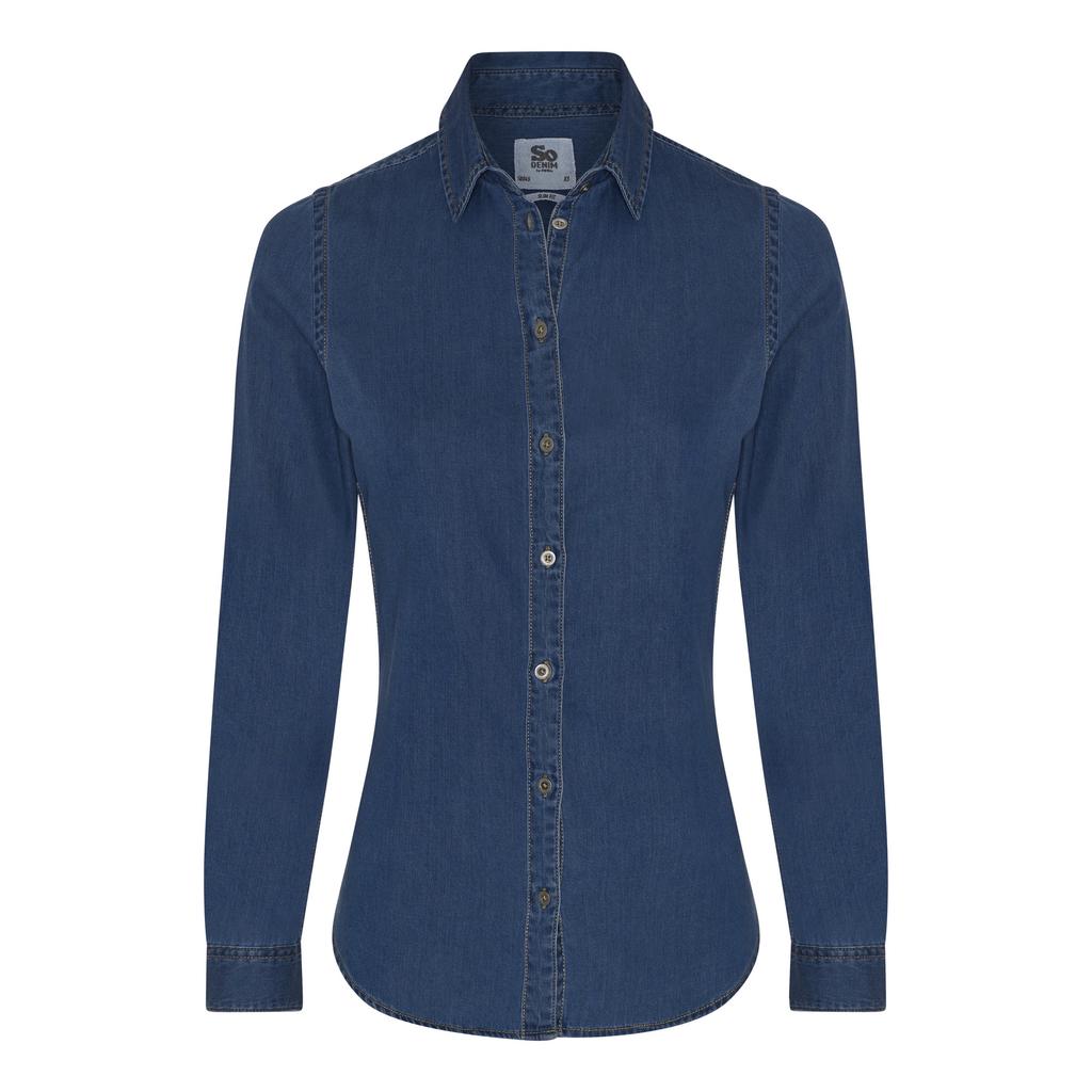 AWDis So Denim Womens/Ladies Lucy Denim Shirt