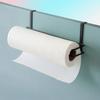 New Metal Tissue Holder Multi-funtional Wall-Mounted Cup Lid Rack Space-Saving No-drilling Towel Organizer Kitchens Use
