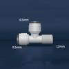3/8" 1/4" Tube Reducing Tee 3 Ways Food Grade POM Quick Fitting Connector For Aquarium RO Water Filter Reverse Osmosis System