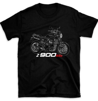 Pánské Z900 RS Japonský motocykl Klasické tričko 100% bavlna Kulatý výstřih Motocyklové tričko Letní Krátký rukáv Ležérní tričko