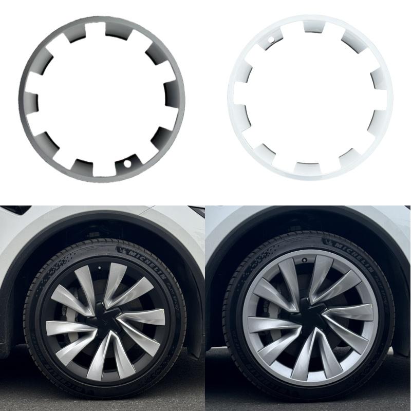 For Tesla Model Y Juniper 2025 20 Inch Wheels ABS Rim Guard Rim Car Hubcap Cover Protection Hubcap Patch Scratch Proof Hub Cap