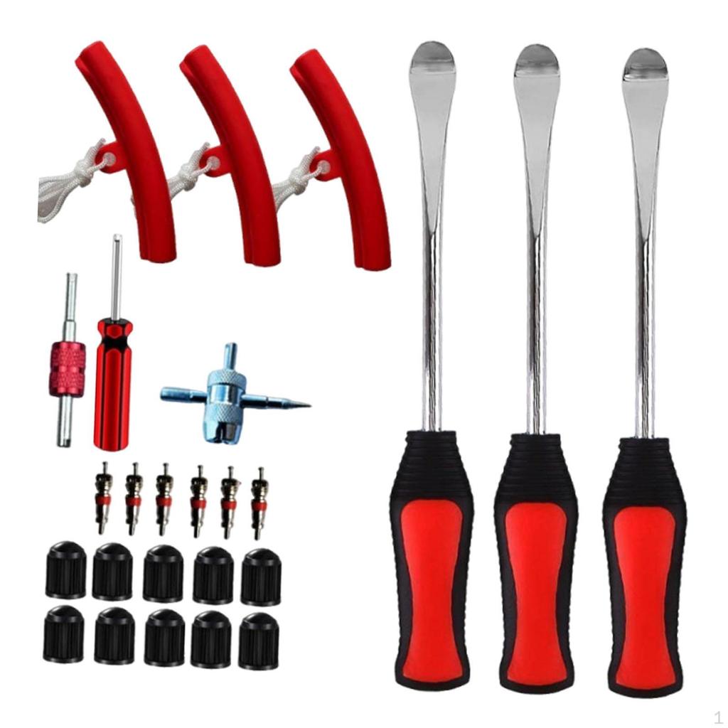 Auto Motorrad Reifenmontierhebel Werkzeugsatz Wulstlöser Mehrzweck mit Felgenschutz