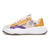Mihara Yasuhiro X Fila FM-20 Leder Dicke Sohle Lässige Low-Top-Sneaker Damen-Sneaker Weiß Gelb Lila F12W234207FWG