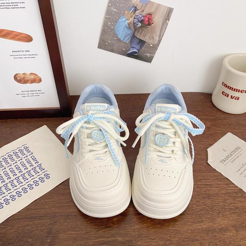 Autumn Thick Soled White Comfortable Women's Shoes 2025 New Outdoor Non Slip Casual Shoes Fashion Women's Shoes Zapatos De Mujer