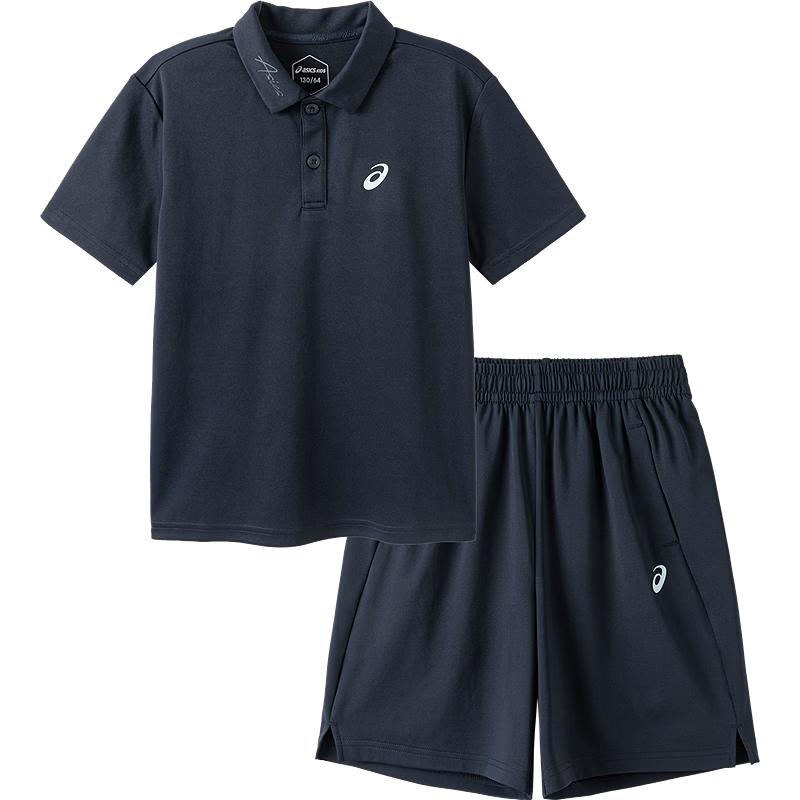 

ASICS Kids Moisture-Wicking Polo Knit Set 170