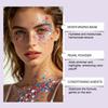 Face and Body Glitter Gel Long Lasting Shine Suitable for Party Use Water Resistant Cosmetic Gel 50g Tube