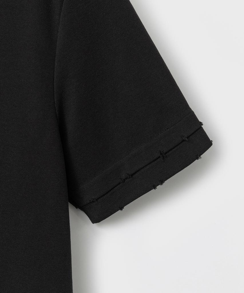 Bellie (W) Essential Layered Polo Shirt - Black