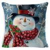 New Christmas Linen Body Pillow For Office Sofa Home Soft Nap Waist Cushion Comfortable Headboard Cushion For Lumbar Support