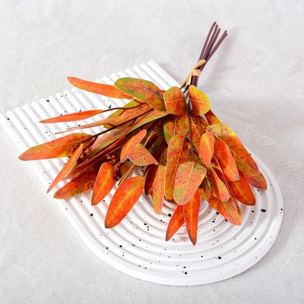 3D Printing Artificial Eucalyptus Leaf Green Leaves Fake Plants  Christmas Decorations