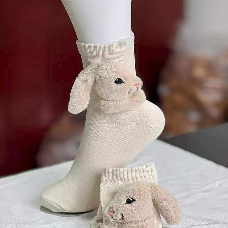 1 pair Cute Pet Animal Socks 3D Animal Socks Cartoon Socks Christmas Socks Warm Fun Socks 1 pair