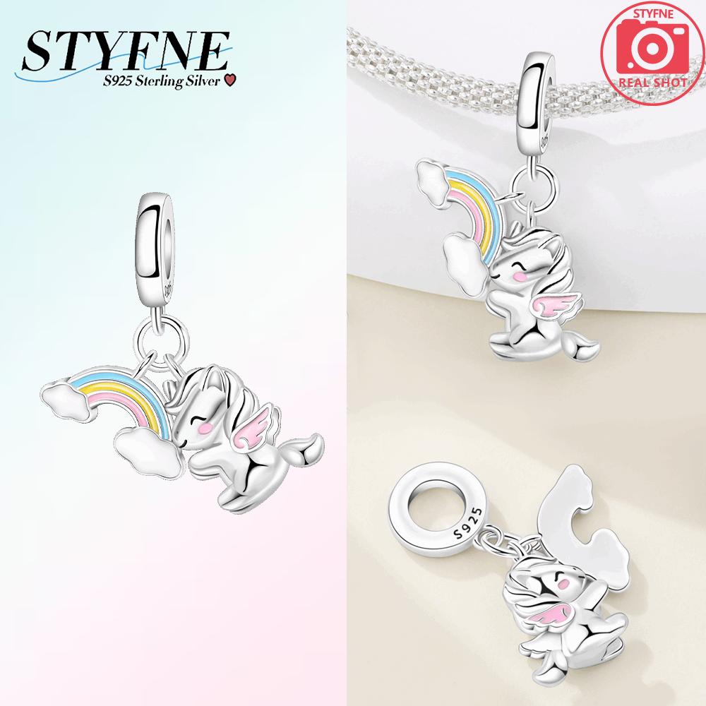 

S925 Silver Heart-shaped Charms Dove Blue Butterfly Firefly Dragonfly Love Bird Beads Pendants Fit Bracelet Jewelry Gift Making