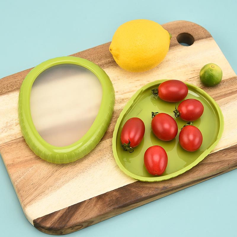 Silicone Film Fruit Storage Box for Mini Refrigerator - Perfect for Vegetables, Avocado, and Lemon