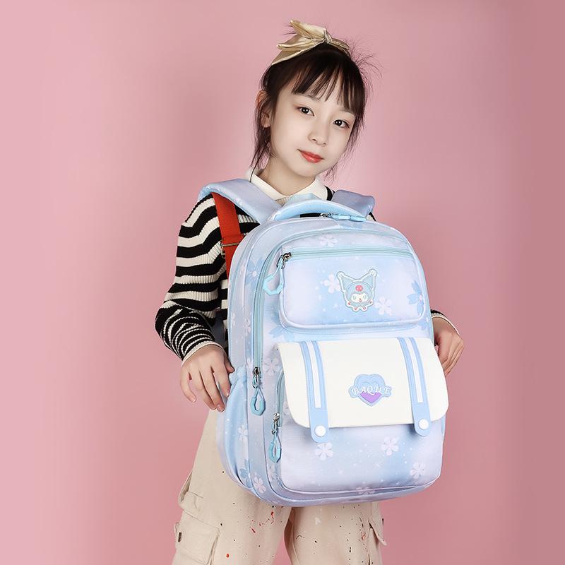 Children's School Bag New Large-capacity Student Bag Girl Burden Reduction Spine Backpack