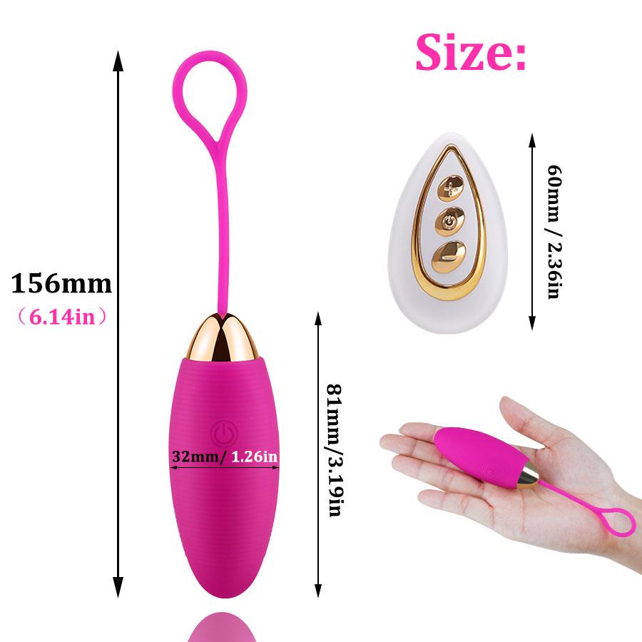 Wireless Remote Control Vibrator for Women Vagina Eggs G Spot Clitoris Massage Adult Sex Toys for Woman